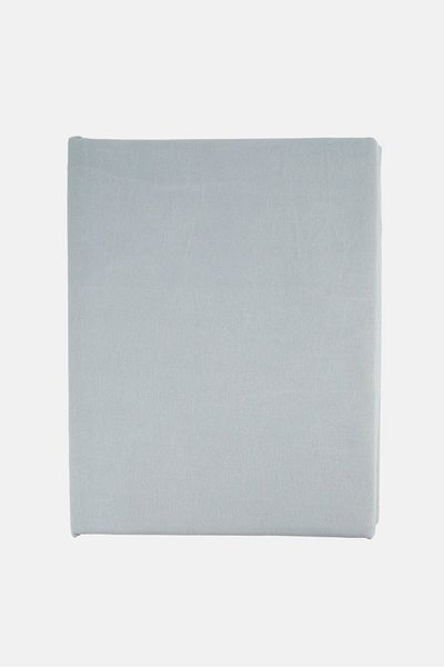 YOTO 4 Pieces Plain Flat Sheeet With Pillow Case Set, Dark Grey