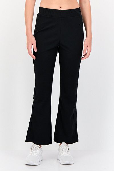 adidas Women Sportswear Fit Outdoor Flare Trouser Pants, Black