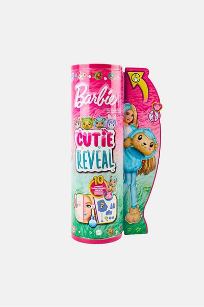 Barbie دمية دب الدلفين المحشوة من سلسلة Color Dream