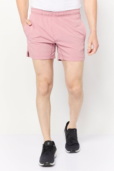 Mister شورت تدريب رياضي للرجال من 5 Insane Sportswear Fit، لون Old Rose