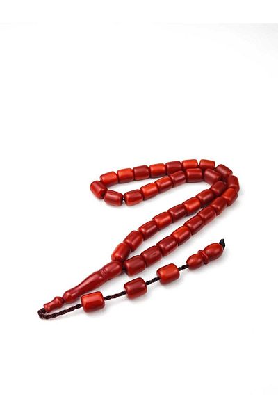 Lio20 German Fiber Rosary with System Dark Red Gift Accessory Bijouterie Rosary