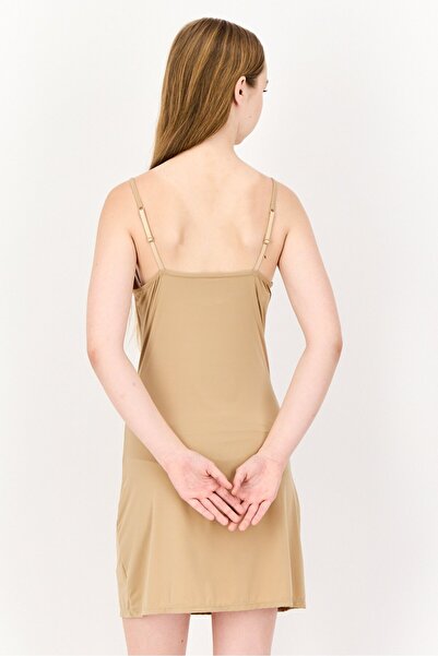 Bebe Women 2 Pieces Plain Sleeveless Sleepwear Dress, Multicolor