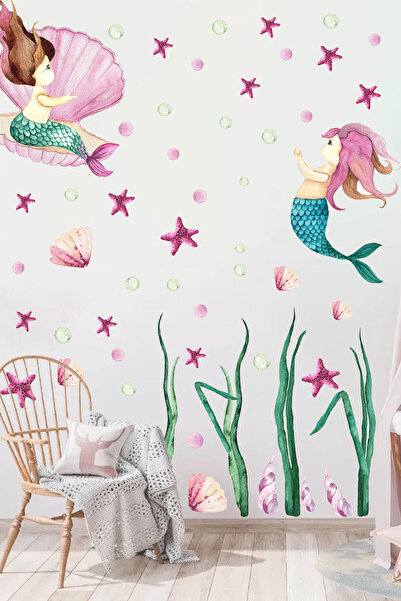 KT Decor Set de autocolante de perete pentru camera copiilor Lumea subacvatic...