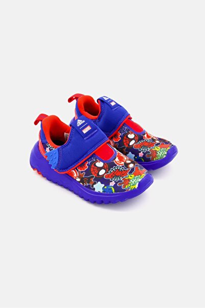 adidas حذاء سبايدرمان سهل الارتداء من مارفل للأطفال، متعدد الألوان