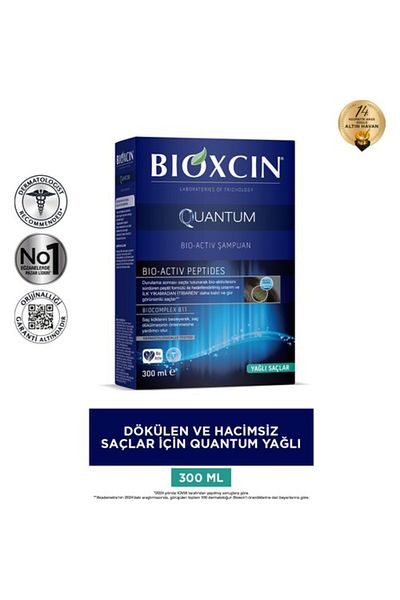 Bioxcin Bıoxcin Quantum Bio Activ Shampoo for Oily Hair Types 300ml