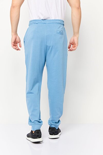 PAUL FRANK Men Regular Fit Brand Logo Jogger Pants, Slate Blue