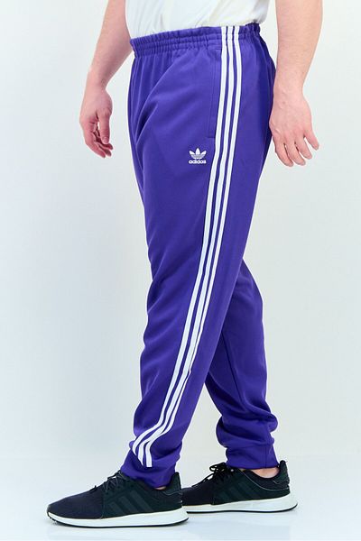 adidas Men Slim Fit Brand Logo Outdoor Track Pants, Energy Ink
