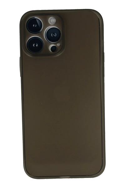 NewFace حافظة آيفون 13 برو PP غطاء رفيع للغاية - رمادي 1490923709