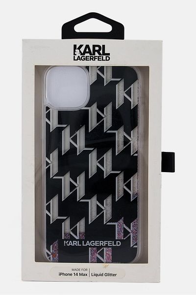 Karl Lagerfeld Iphone 14 Plus Liquid Glitter Case, Multicolor