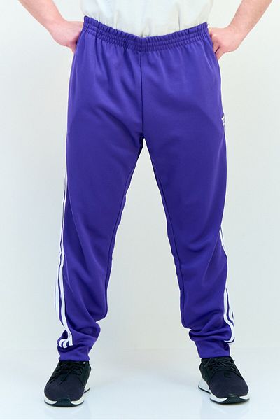 adidas Men Slim Fit Brand Logo Outdoor Track Pants, Energy Ink