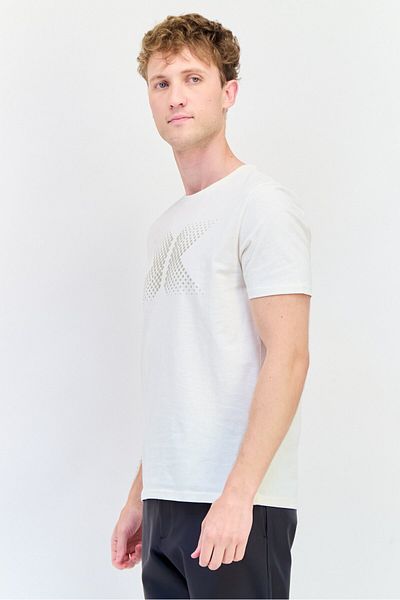 RBX Men Sportswear Fit Short Sleeve Outdoor T-shirt, Off White