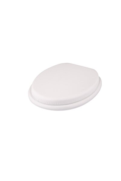 PAZARİUM GO Jumbo düz beyaz ekstra kalın yumuşak süngerli klozet kapağı