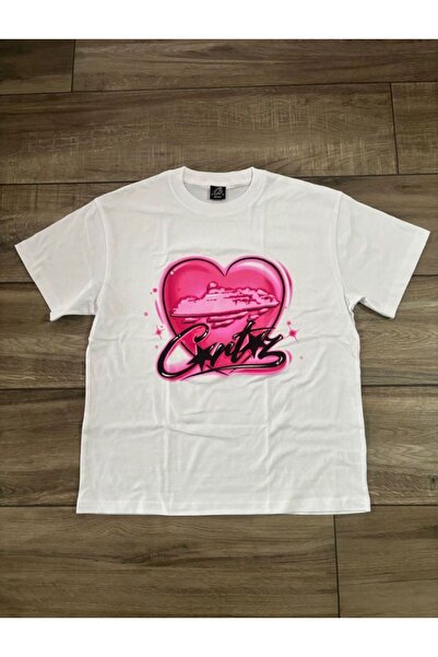 FULL TOLERANCE Μπλουζάκι με στάμπα Corteiz alcatraz heart μεγάλου μεγέθους