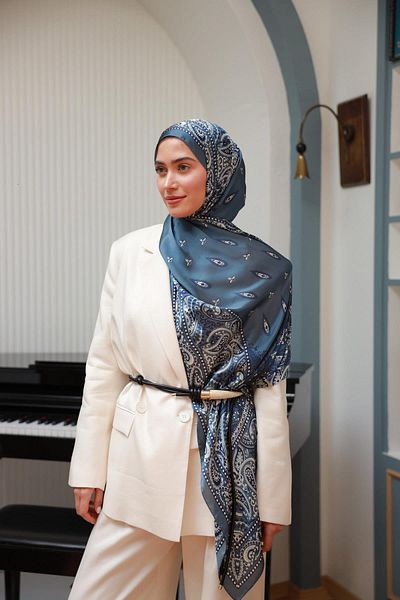İpekhan Holiday Collection Indian Voile Silk Shawl 5010-10