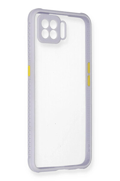 NewFace حافظة A73 ميامي سيليكون شفاف - أرجواني HNZRN