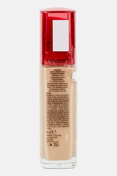 Bourjois Healthy Mix Clean Vegan 51w Foundation 30ml, Red