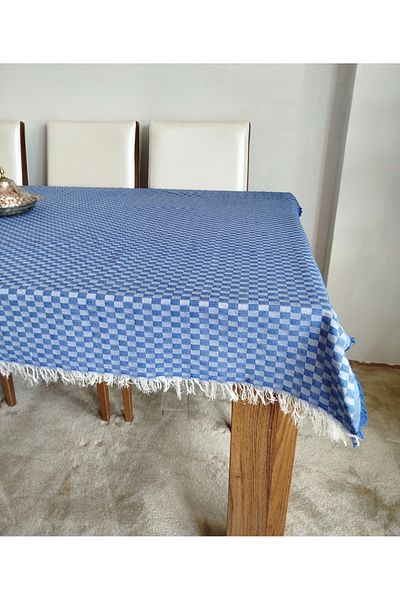 denizli hatırası Față de masă în carouri rezistentă la pete 130x170 cm