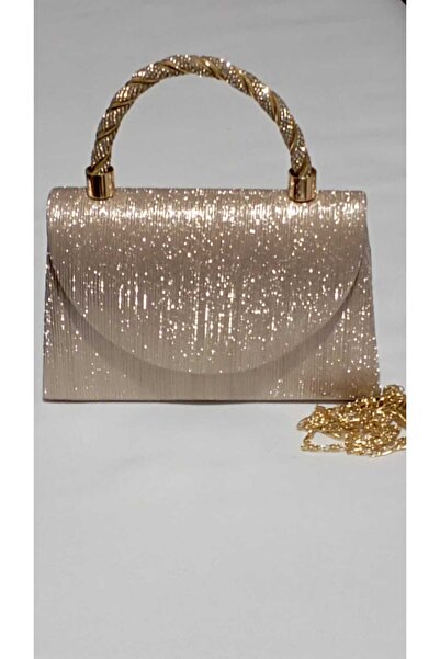 Şarra Gossi Златна вечерна чанта Златна вечерна чанта Дамска чанта