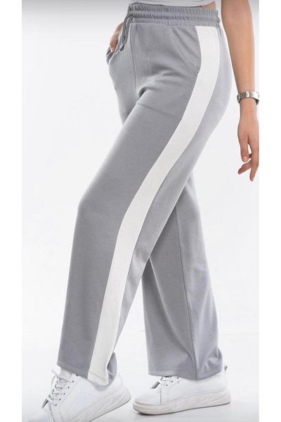 sarıdağ Palazzo Tracksuit with Side Strip