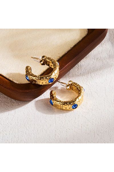 SIC MODA Elegant Stainless Steel Earrings Sic Moda 5802B