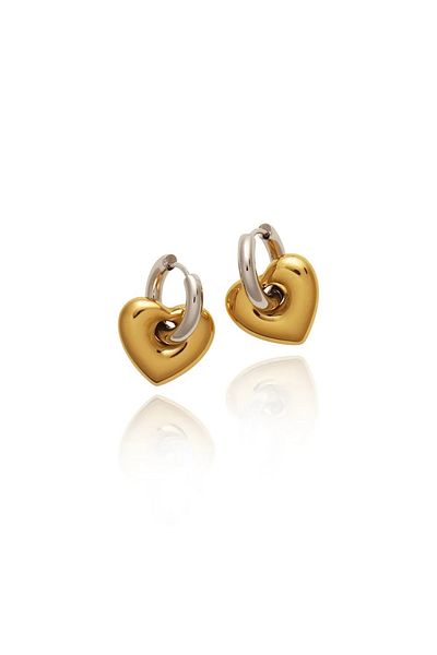 SIC MODA Bicolor Stainless Steel Earrings Sic Moda 6029