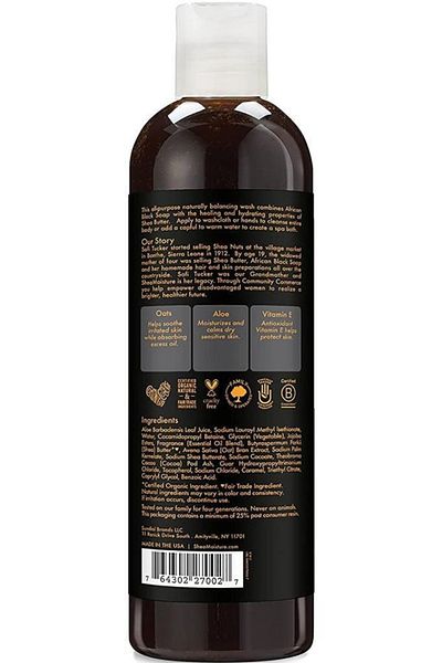 Shea Moisture African Black Soap Body Shampoo 384ml