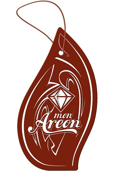 Areon MON Modern Design Hanging Car Air Freshener, Coffee Scent - Pack of 12
