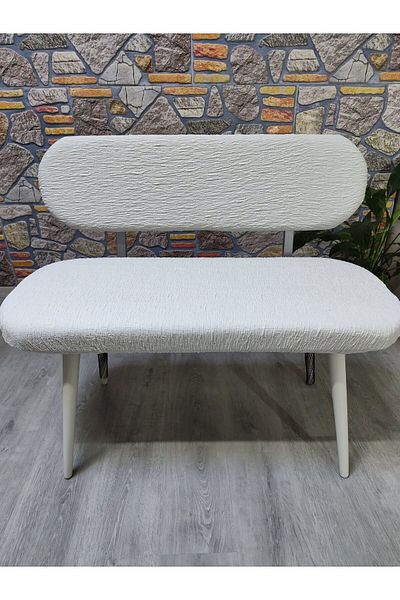 COVER TEKSTİL Κάλυμμα καρέκλας Bohemian νέου μοντέλου ζακάρ PUFF BENCH COVER