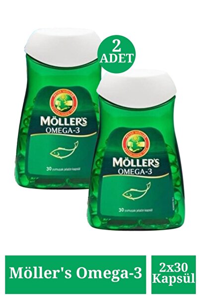 Möller's Omega-3 30 Yumuşak Kapsül 2 Adet