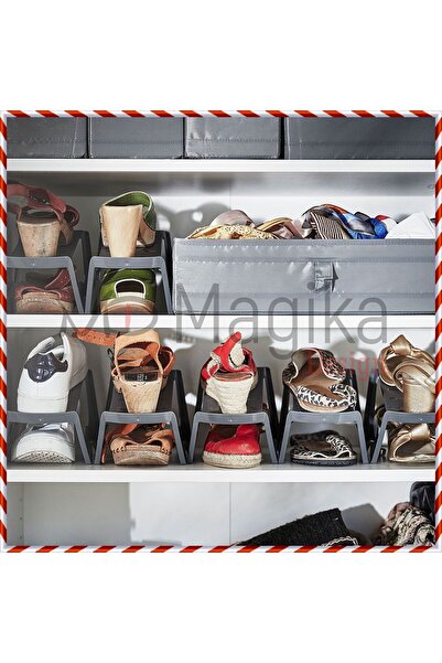 Magika Design MD Murvel Ayakkabı Düzenleyici, Ayakkabılık, Gri, 14x14x24 cm