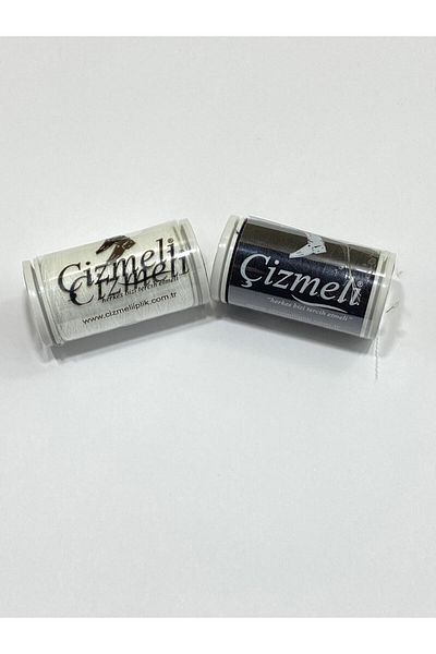 çizmeli Sewing Thread / 100 Mt / Black & White / Set of 2