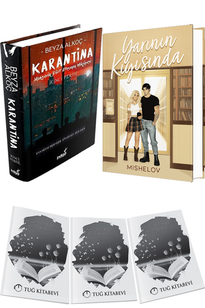 İndigo Kitap الحجر الصحي 2 غلاف فني وغلاف فني على حافة الغد + هدية