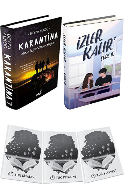 İndigo Kitap Karantina 1 Ciltli ve İzler Kalır 2 Ciltli + Hediyeli