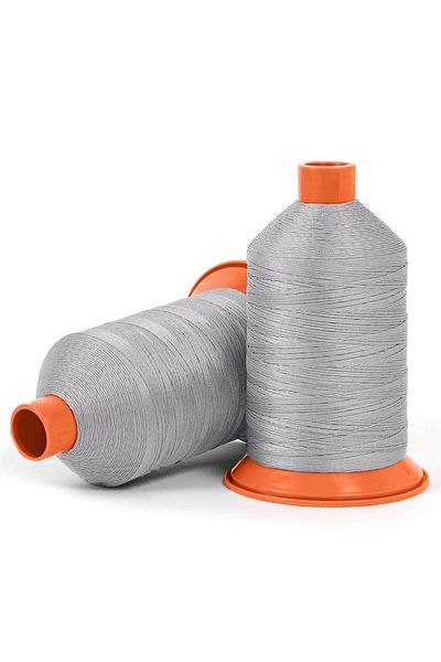 hapshoe Durak Poly 3 Ply Light Gray 2400 m Polyester Sewing Thread