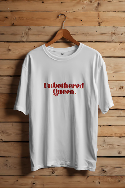 EVIus Oversize kroj Neometana kraljica Štampano okrugla kragna T-shirt