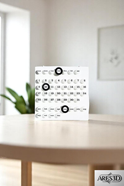 Dropcek eticaret Ring A Date Masa Takvimi, Dekoratif Masa Takvimi, Dekoratif ...