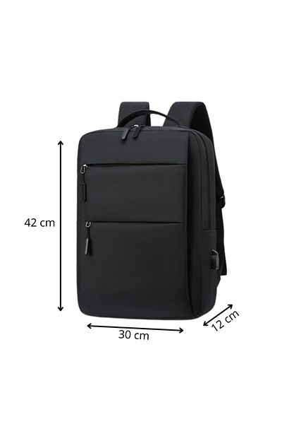 OEM Rucsac pentru laptop, Gentleman Tech, fabricat din pânză Oxford, impermeabil și durabil, 42 x 30 x 12 cm