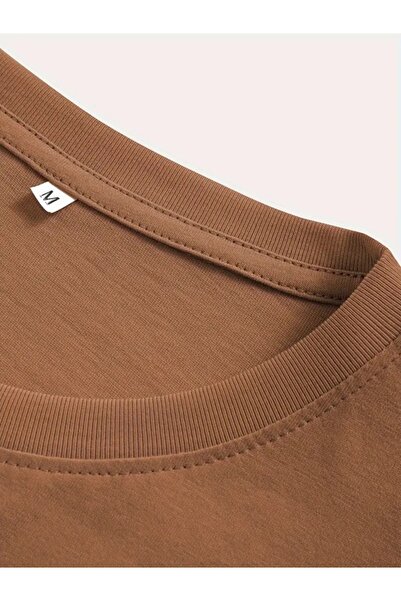 EXPECTED Unisex Oversize Πολύχρωμο Αριθμητικό Βαμβακερό Καλοκαιρινό Κομψό T-shirt