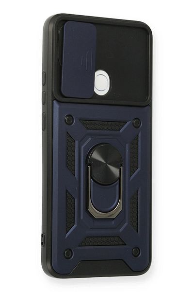 NewFace A15 Case Pars Lens Ring Silicone - Navy Blue Alsat