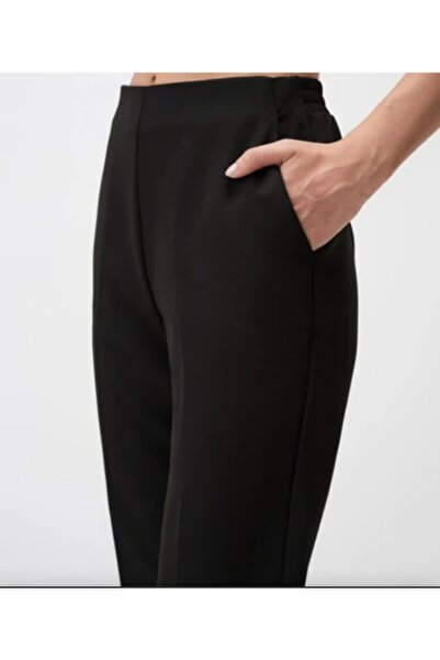 Lovely butik Women's Thin Fabric Summer Belt Elastic Pants