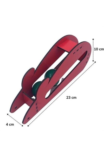 CT STONES Ct-Stones ®   Mouse Cat Game Wooden 2 Ball Cat Toy Board Cat Game Board Mouse and Ball Toy