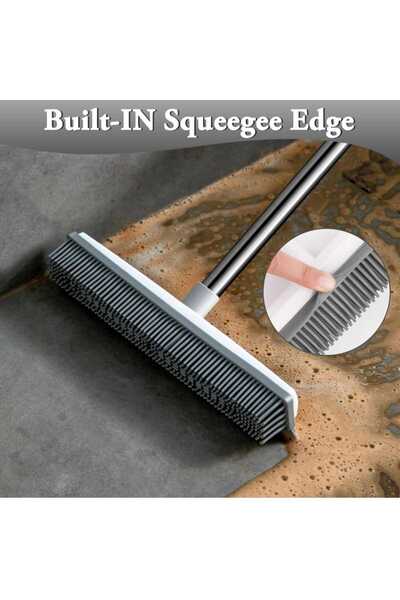 elfnur Kauçuk Zemin Çekpas Fırça Mop Sihirli Temiz Süpürgesi Çekçek Tüy Bırakmayan