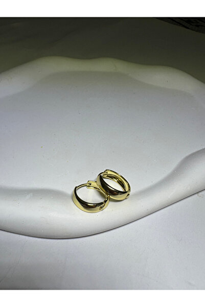 almitra jewelry Xuping 14K Gold Renkli Halka Küpe Mini