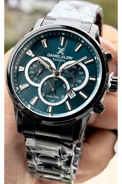 Daniel Klein Premium Men's Wristwatch 3 Atm Waterproof Stainless Steel Band