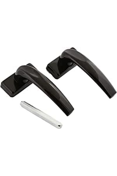 Generic 2 Pair Aluminum Door Handle - Black Color