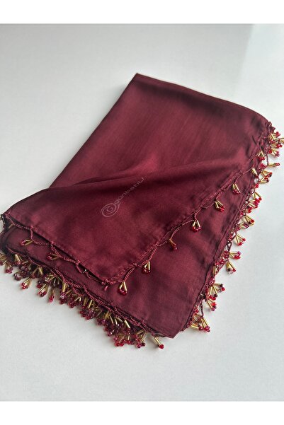 GÜNBATILI Handcrafted Handcrafted Edge Beaded Writing Cheesecloth Yemeni Dowr...