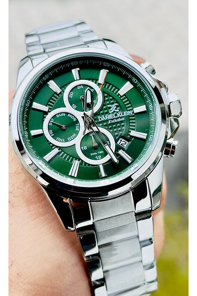 Daniel Klein Premium Men's Wristwatch 3 Atm Waterproof Stainless Steel Band