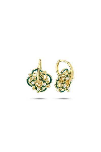 CHARMLUCKY Steel Charm Hoop Earring