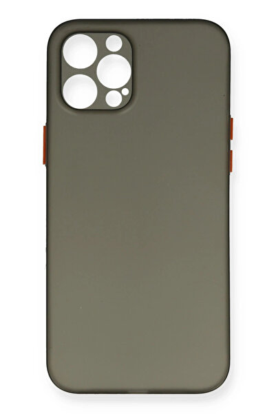 NewFace حافظة لهاتف آيفون 12 برو ماكس PP غطاء رفيع للغاية - رمادي SPTGL