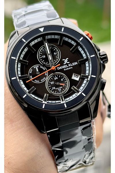 Daniel Klein Premium Men's Wristwatch 3 Atm Waterproof Stainless Steel Band